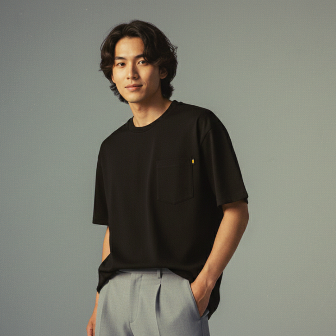 Relaxed Fit Pocket PIKO Black