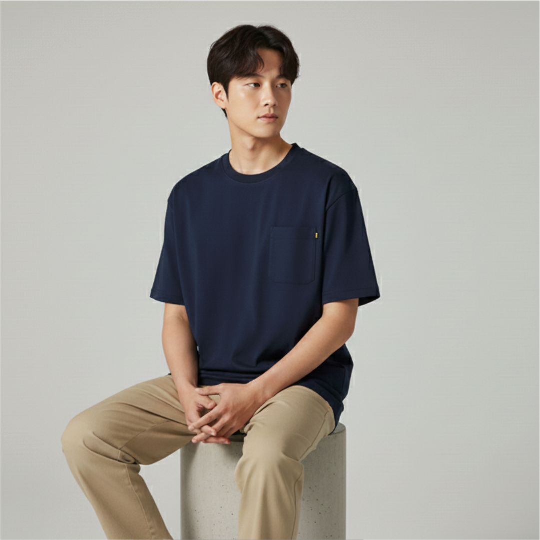 Relaxed Fit Pocket PIKO Navy