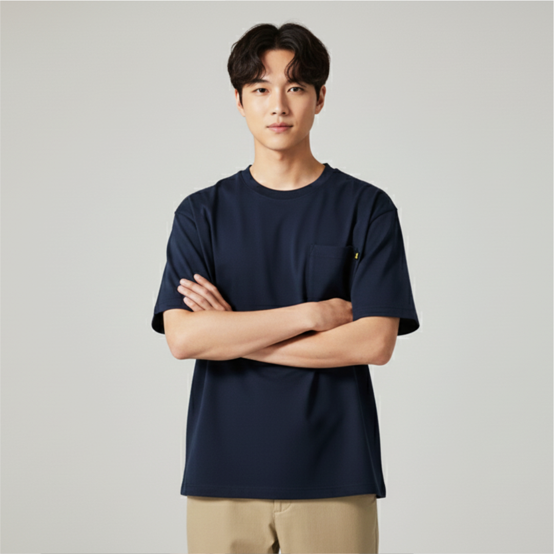 Relaxed Fit Pocket PIKO Navy