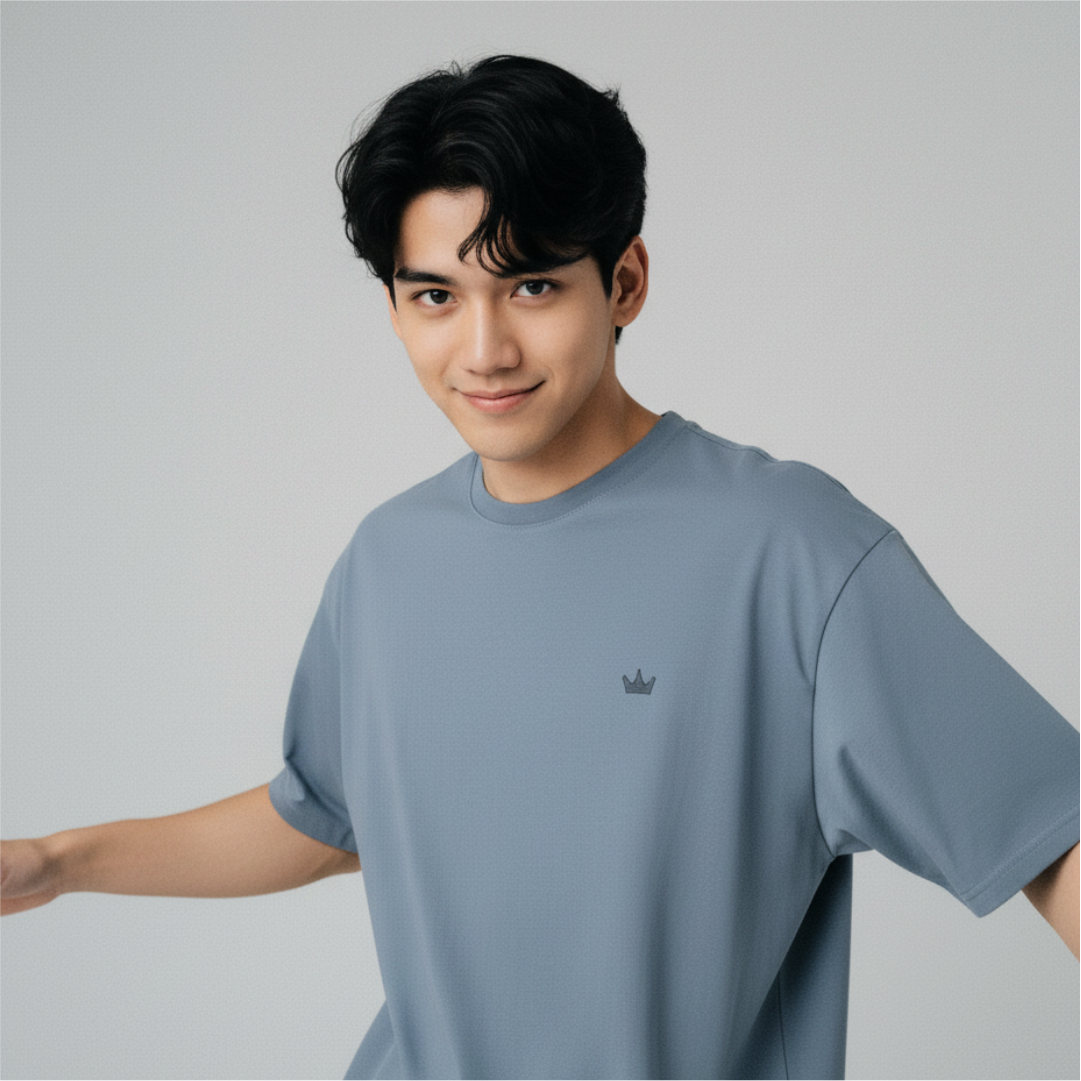 Oversize V2 Steel Blue