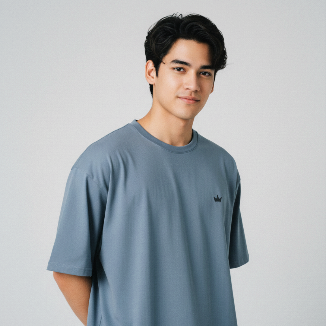 Oversize V2 Steel Blue