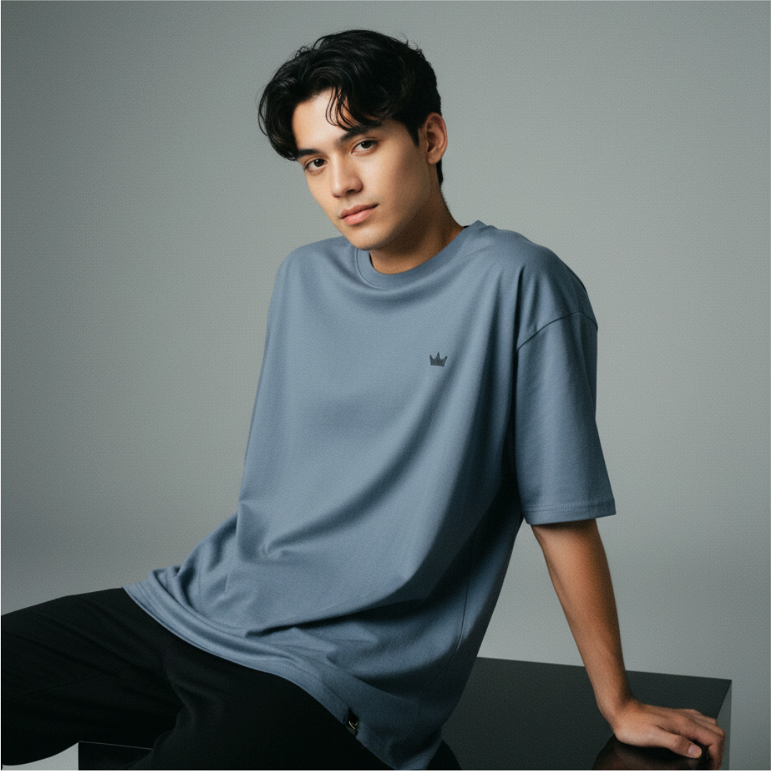 Oversize V2 Steel Blue