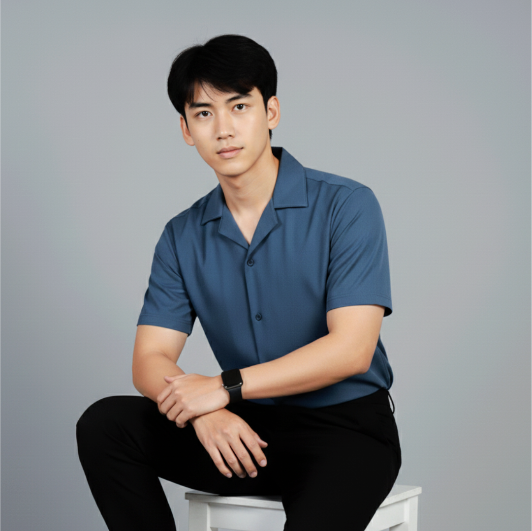 Bowling Arvo Shirt Steel Blue