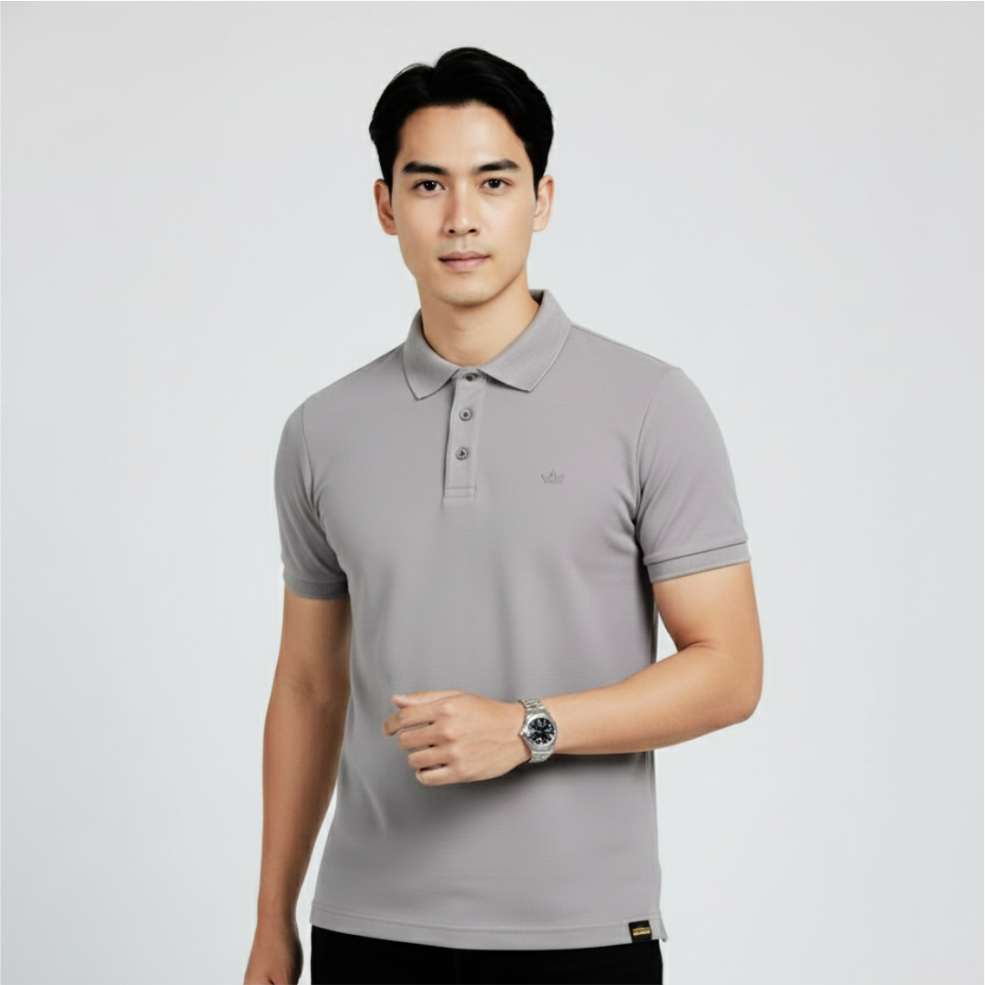 Polo Shirt Hexo Light Gray