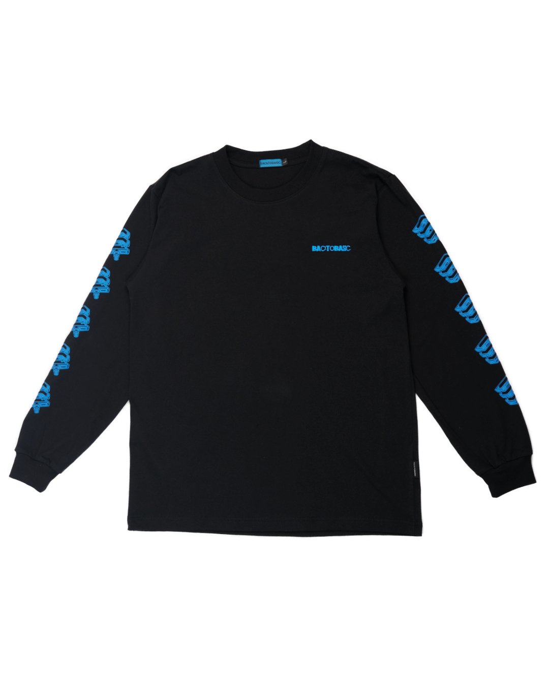 Long Sleeve Shirt - Blue Script - Cotton Combed 20s