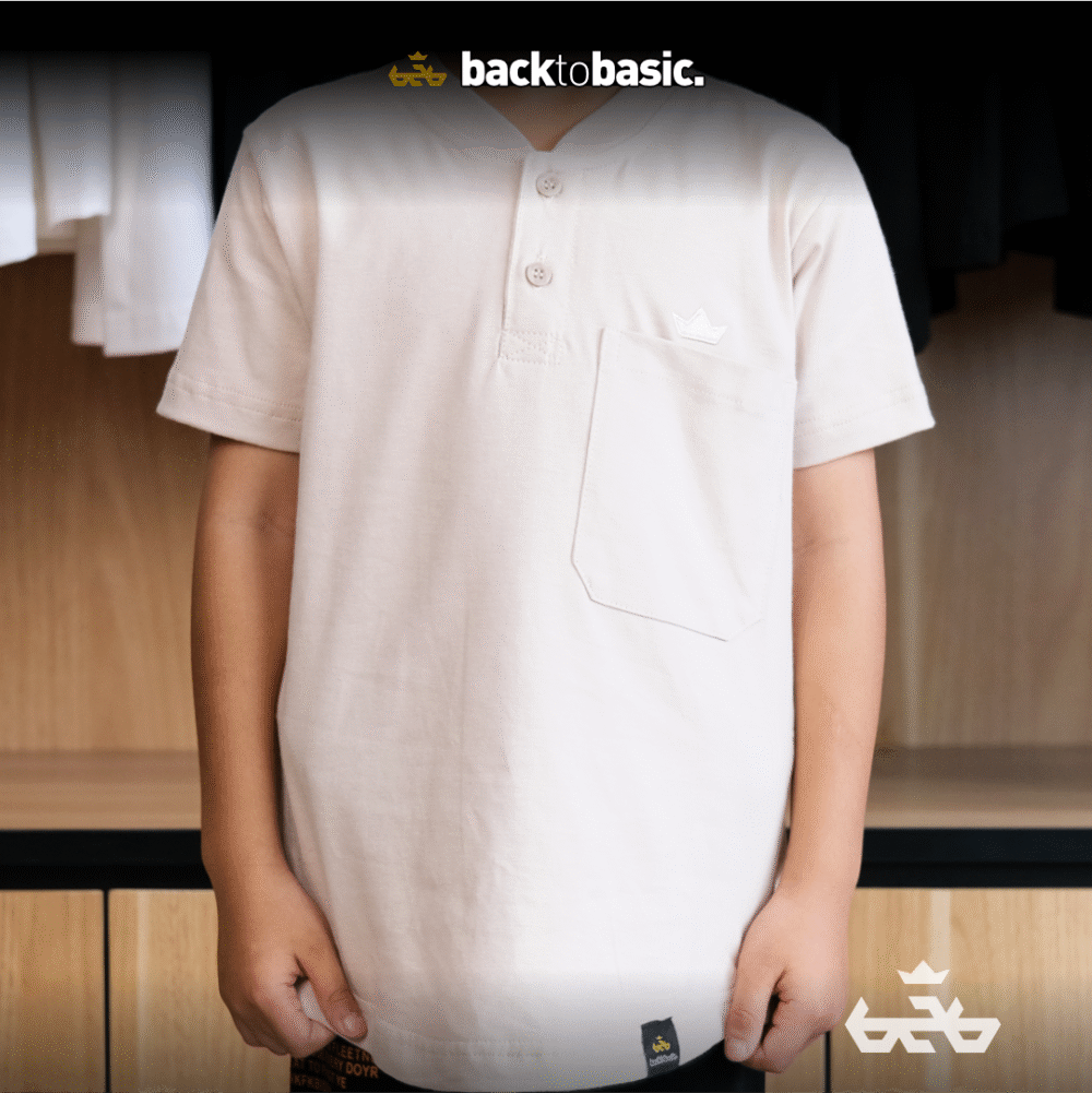 Kurta Basic Lengan Pendek Anak - Gambar 5