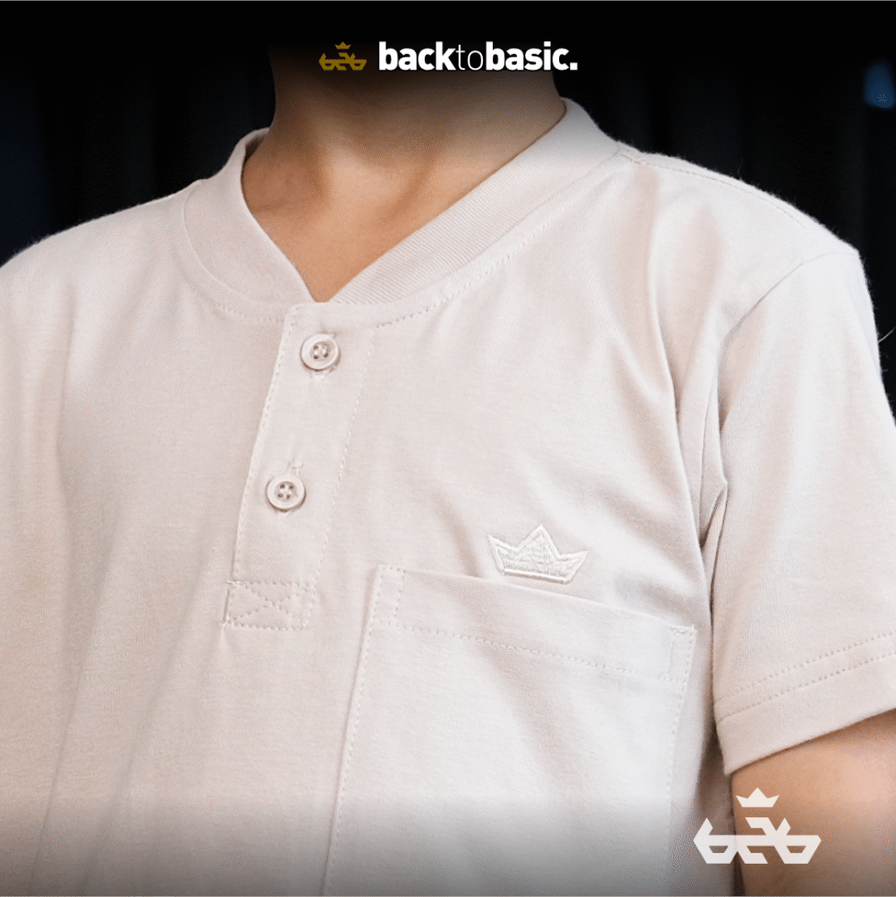 Kurta Basic Lengan Pendek Anak - Gambar 4