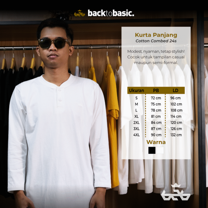 Kurta Lengan Panjang Dewasa 24s