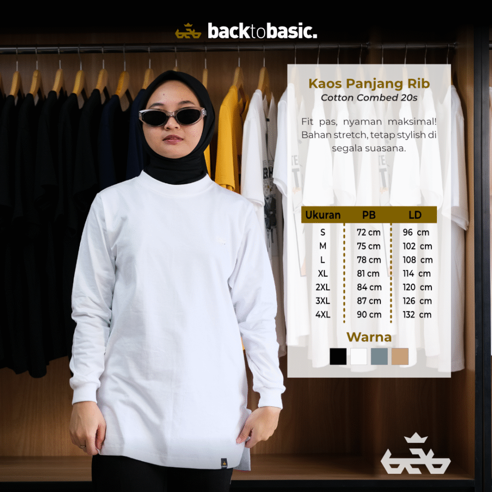 Kaos Lengan Panjang RIB - Gambar 2