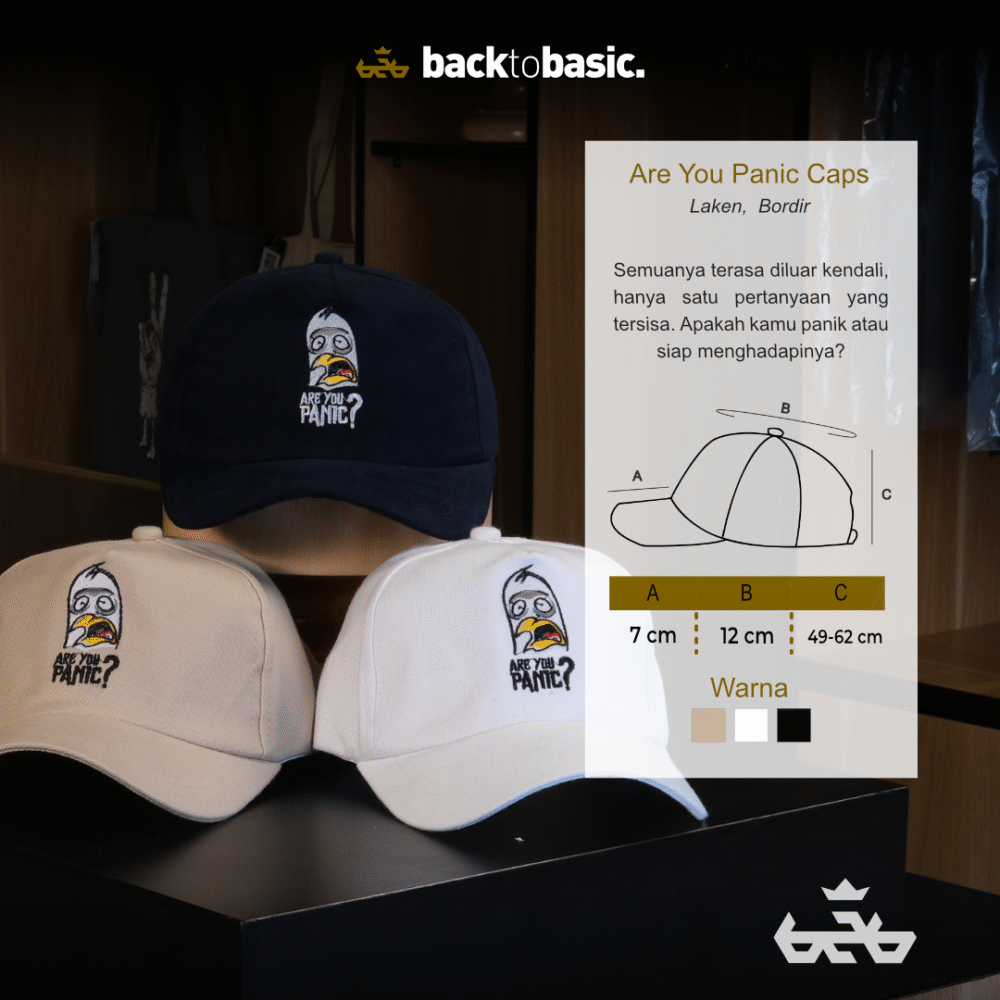 Topi Are You Panic Baseball Cap