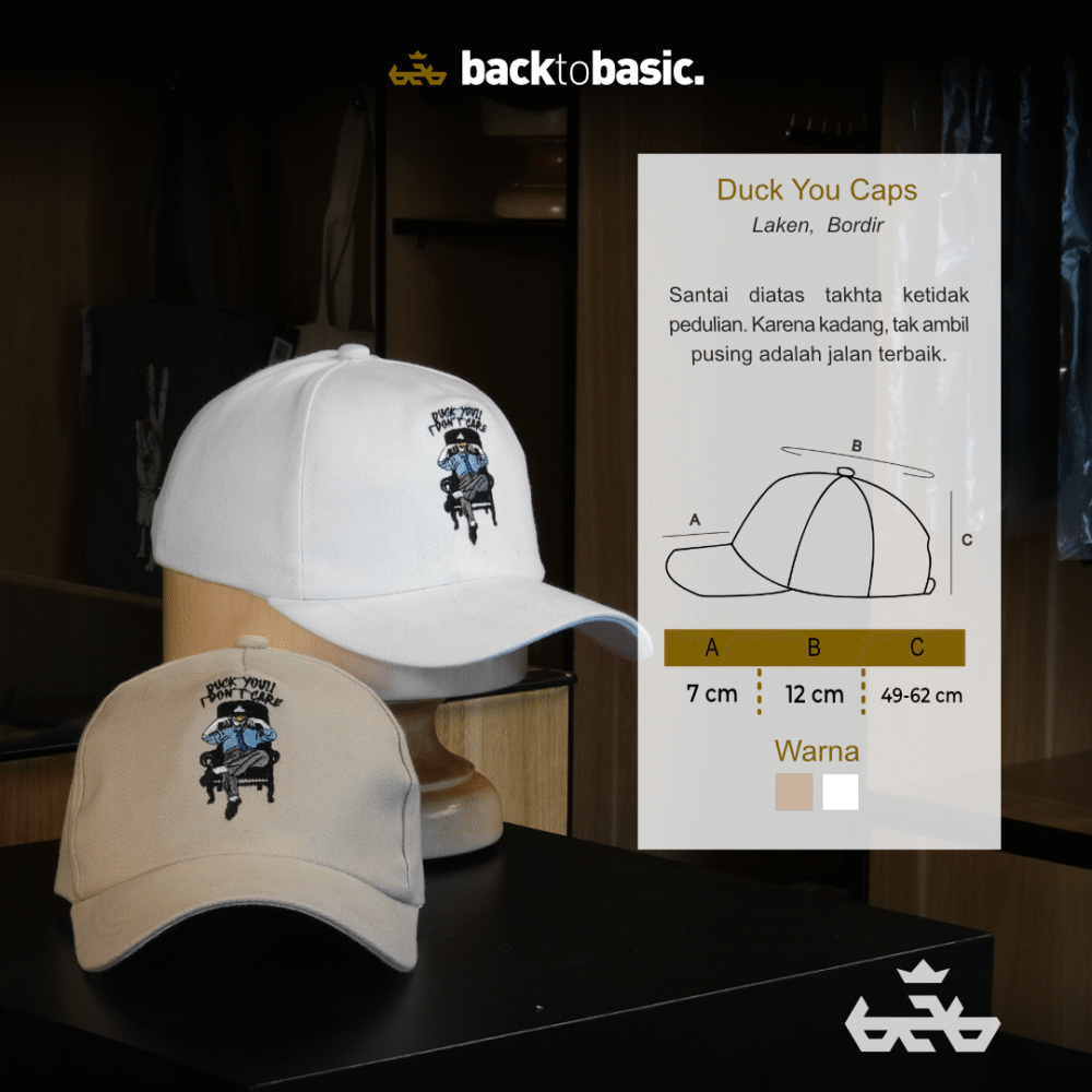 Topi Duck You Baseball Cap