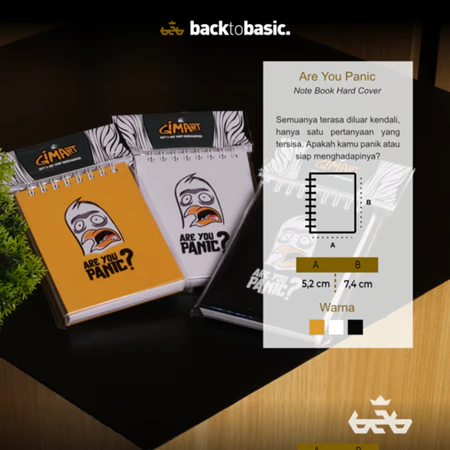 Notebook Collection B2B A8 Buku Catatan 100 Lembar HVS Hard Cover