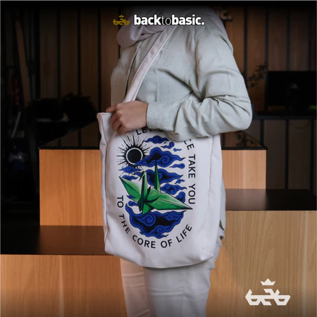 Tote Bag B2B Silence Origami